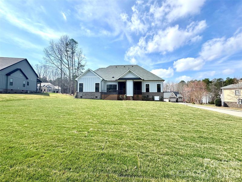 Exterior details and patio area of a home in Irish Creek, Landis (Image 24).