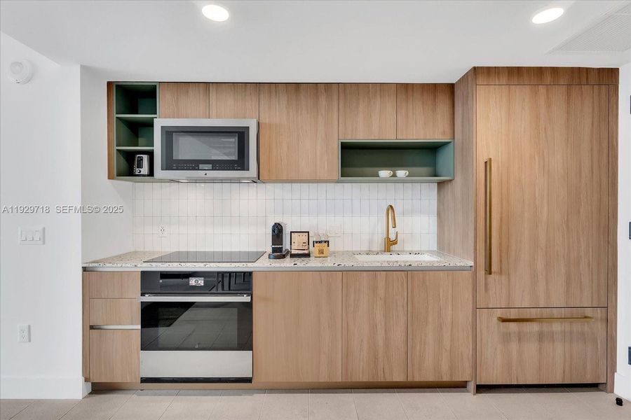 Furnished interior view inside a new home in , Miami (Image 18).