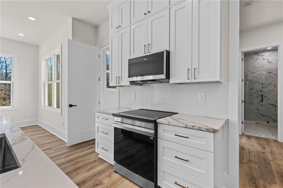 Furnished interior view inside a new home in , Maysville (Image 17).
