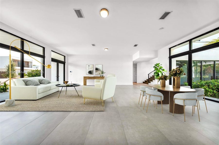 Furnished interior view inside a new home in , Weston (Image 36).