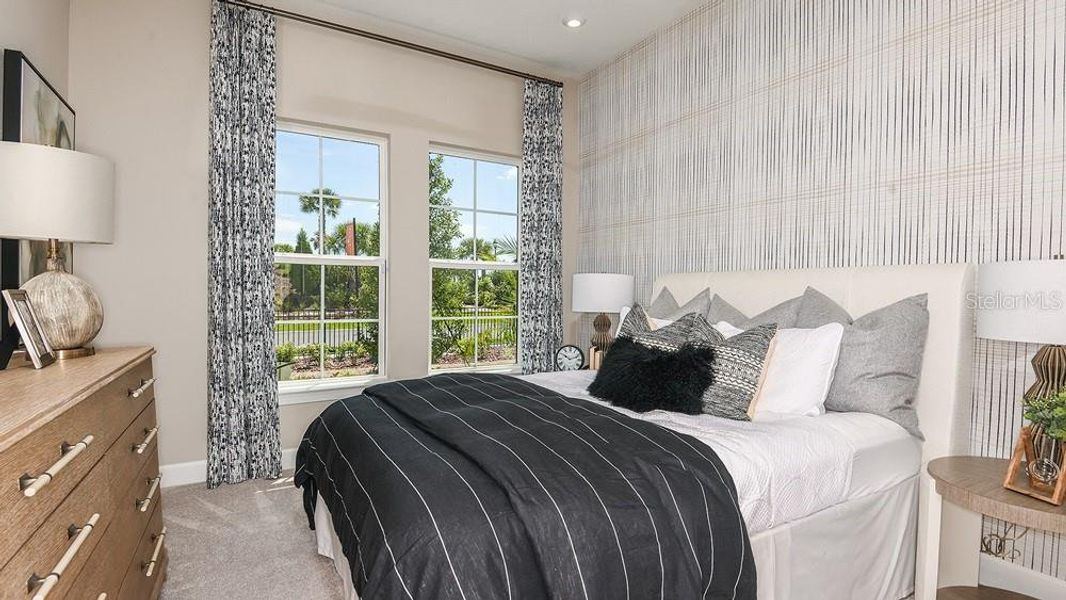 Furnished interior view inside a new home in Esplanade at Wiregrass Ranch, Wesley Chapel (Image 7). Furnished interior view inside a new home in Esplanade at Wiregrass Ranch, Wesley Chapel (Image 7).