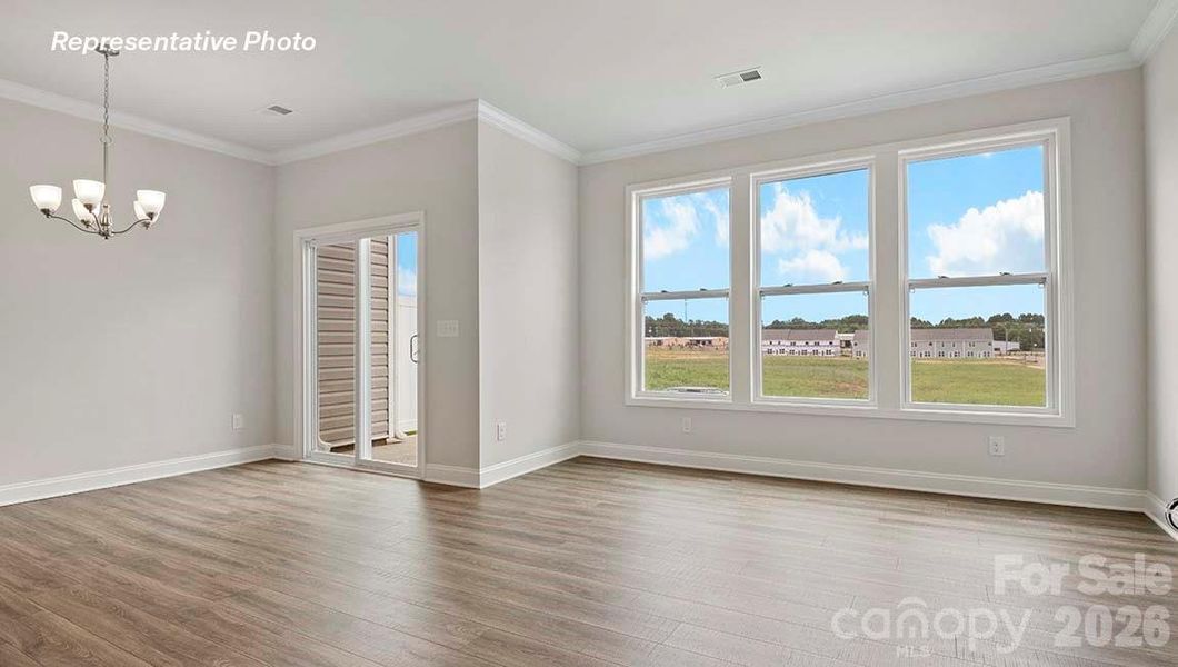 Spacious, unfurnished interior of a new home in Skybrook Corners, Huntersville (Image 11).