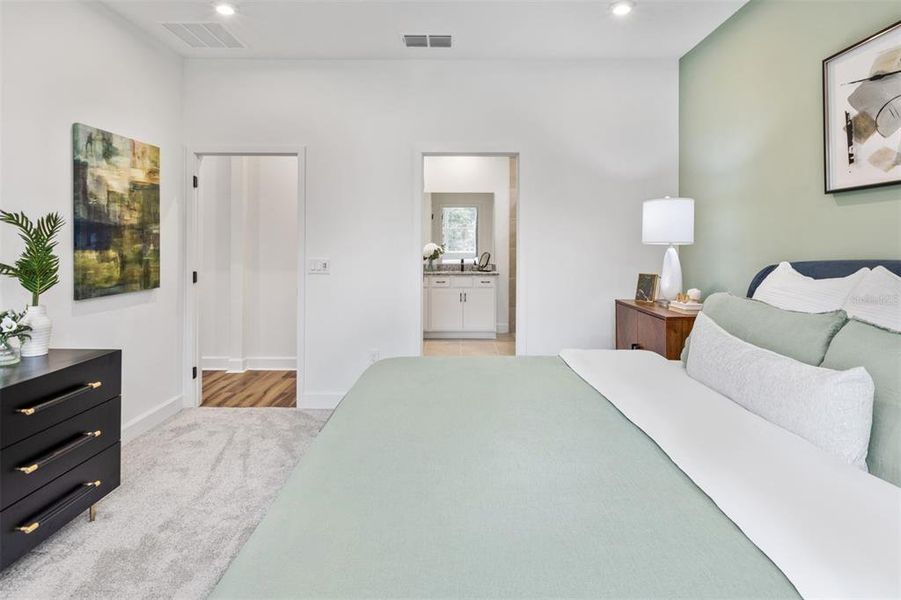 Furnished interior view inside a new home in Rainwood, Groveland (Image 12).