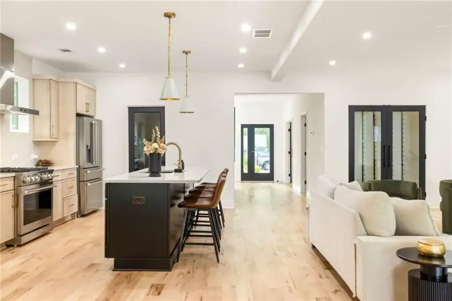 Furnished interior view inside a new home in , Atlanta (Image 30).