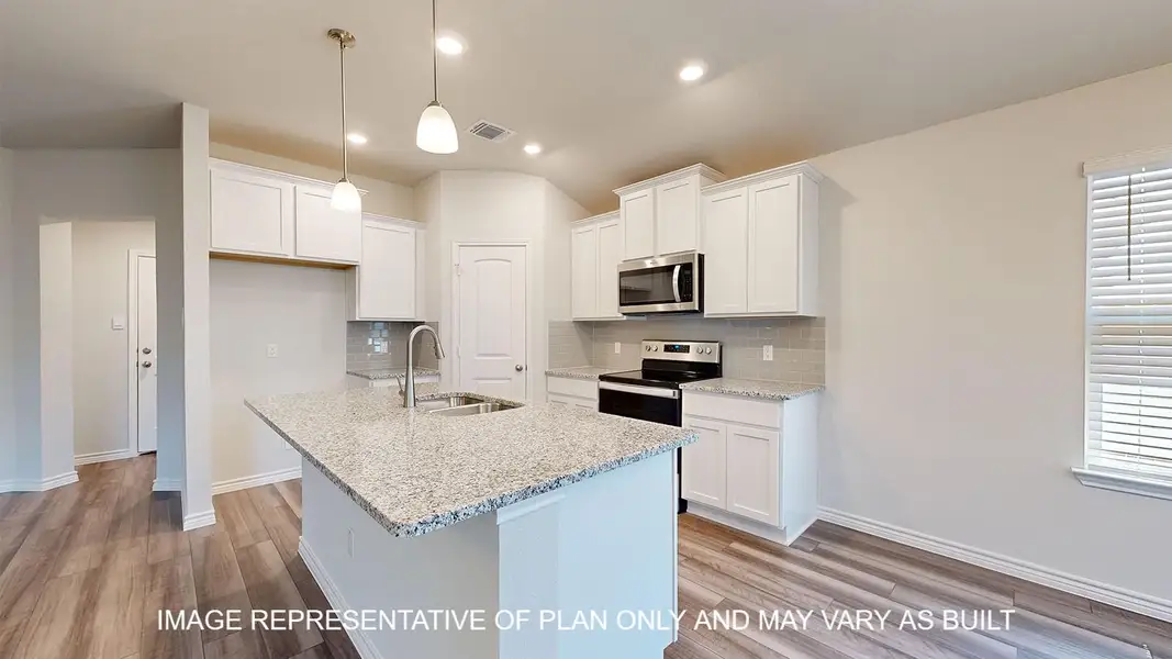 Furnished interior view inside a new home in Three Creeks - Colt Creek, Belton (Image 4).