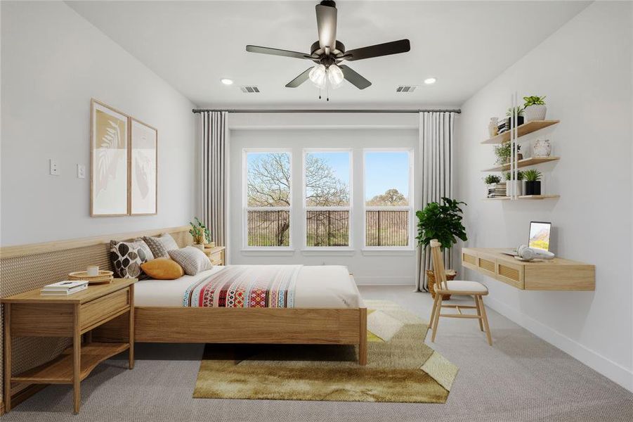 Furnished interior view inside a new home in Pecan Grove, Burleson (Image 6).