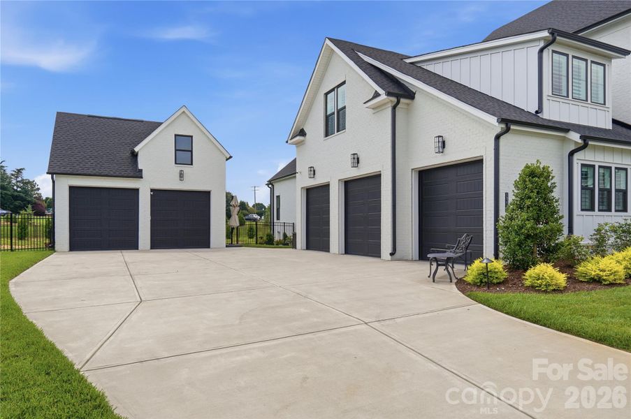 Front exterior of a new home in Broadmoor at Marvin, Marvin, NC, highlighting curb appeal (Image 21). Front exterior of a new home in Broadmoor at Marvin, Marvin, NC, highlighting curb appeal (Image 21).