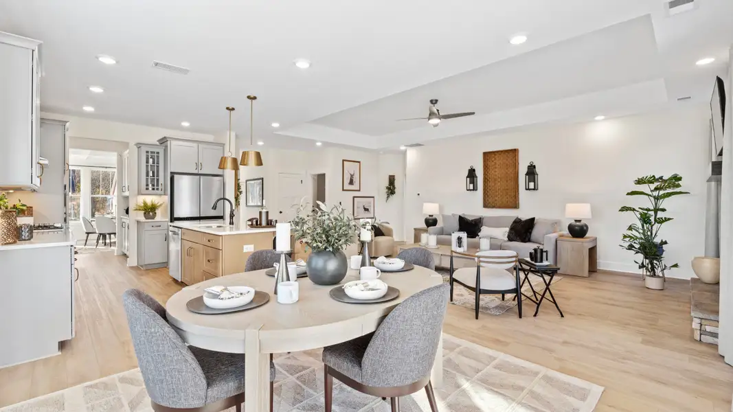 Furnished interior view inside a new home in Foxbank, Gray Court (Image 5).