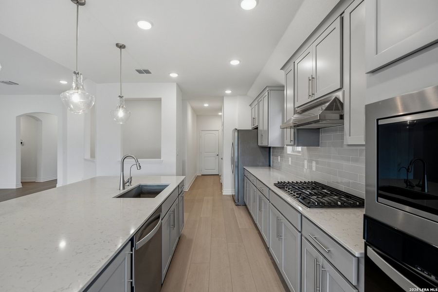 Furnished interior view inside a new home in Davis Ranch, San Antonio (Image 10).