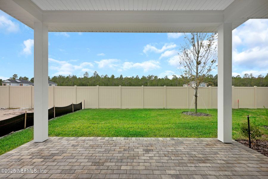 Exterior details and patio area of a home in Seabrook Village at Seabrook, Ponte Vedra (Image 32).