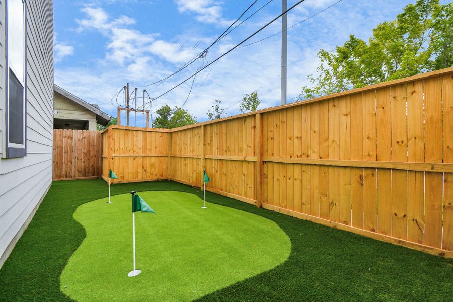 Exterior details and patio area of a home in , Houston (Image 21). Exterior details and patio area of a home in , Houston (Image 21).
