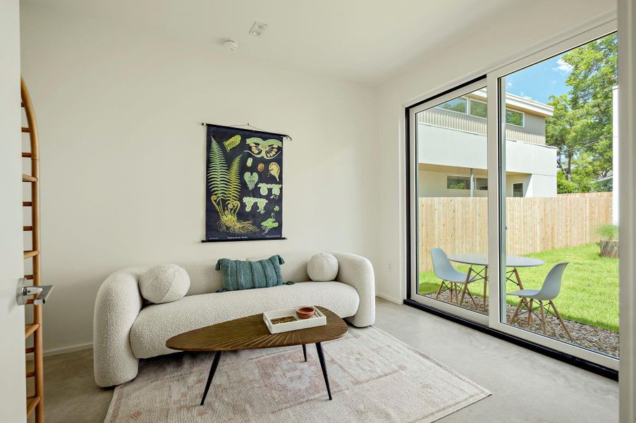 Furnished interior view inside a new home in , Austin (Image 11).