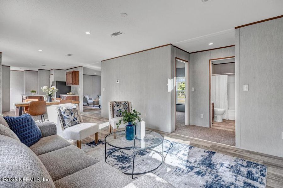 Furnished interior view inside a new home in , Hastings (Image 26).