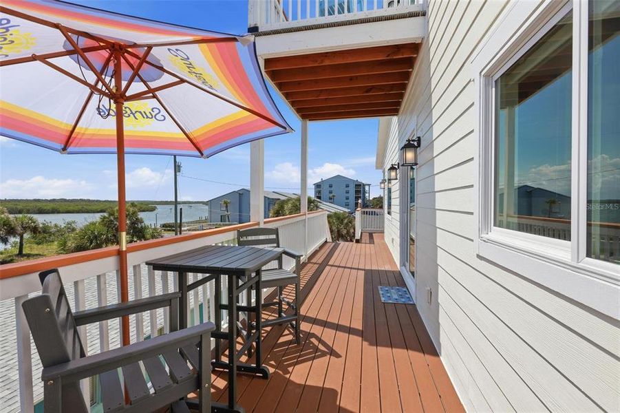 Exterior details and patio area of a home in , New Smyrna Beach (Image 26).