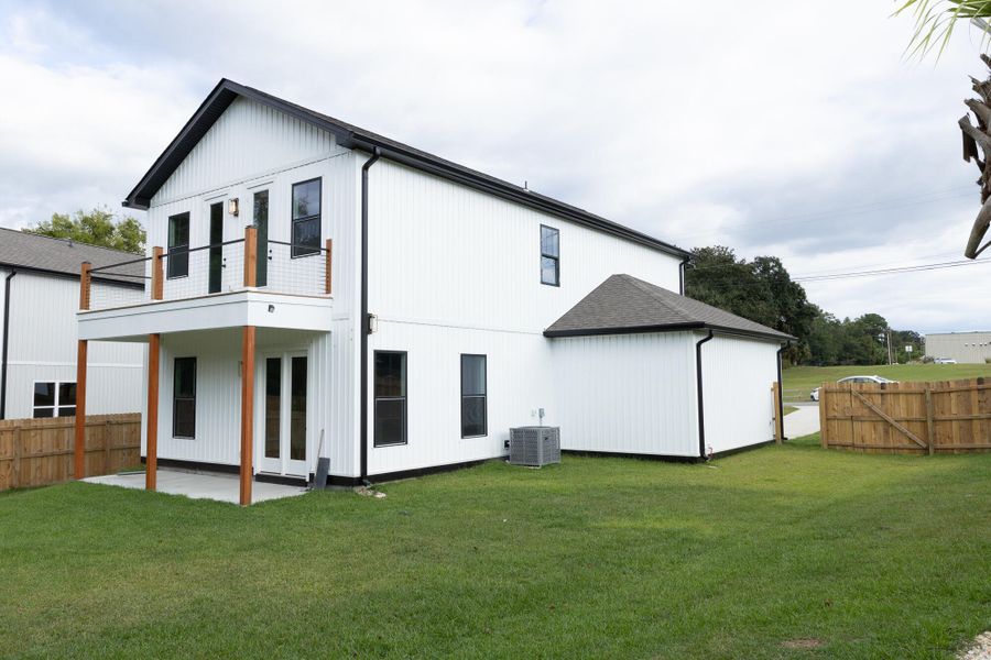 Exterior details and patio area of a home in , North Charleston (Image 41).