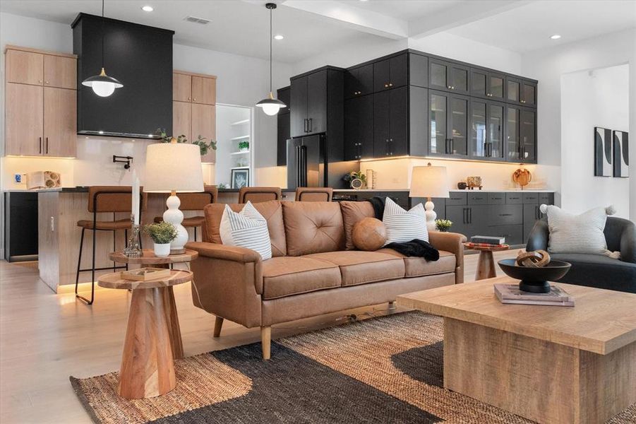 Furnished interior view inside a new home in , Roanoke (Image 17).