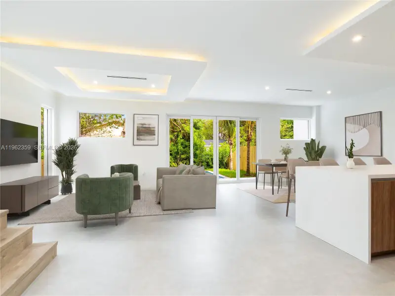 Furnished interior view inside a new home in , Fort Lauderdale (Image 6).