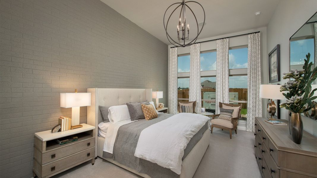 Furnished interior view inside a new home in The Woodlands Hills, Willis (Image 8). Furnished interior view inside a new home in The Woodlands Hills, Willis (Image 8).