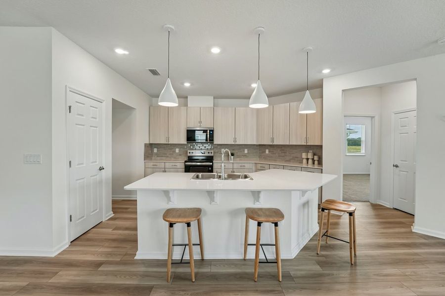 Furnished interior view inside a new home in Hawkes Meadow, Jacksonville (Image 7).