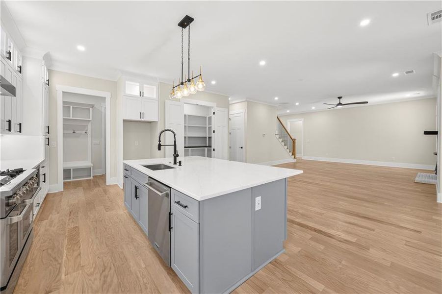 Furnished interior view inside a new home in , Marietta (Image 15).