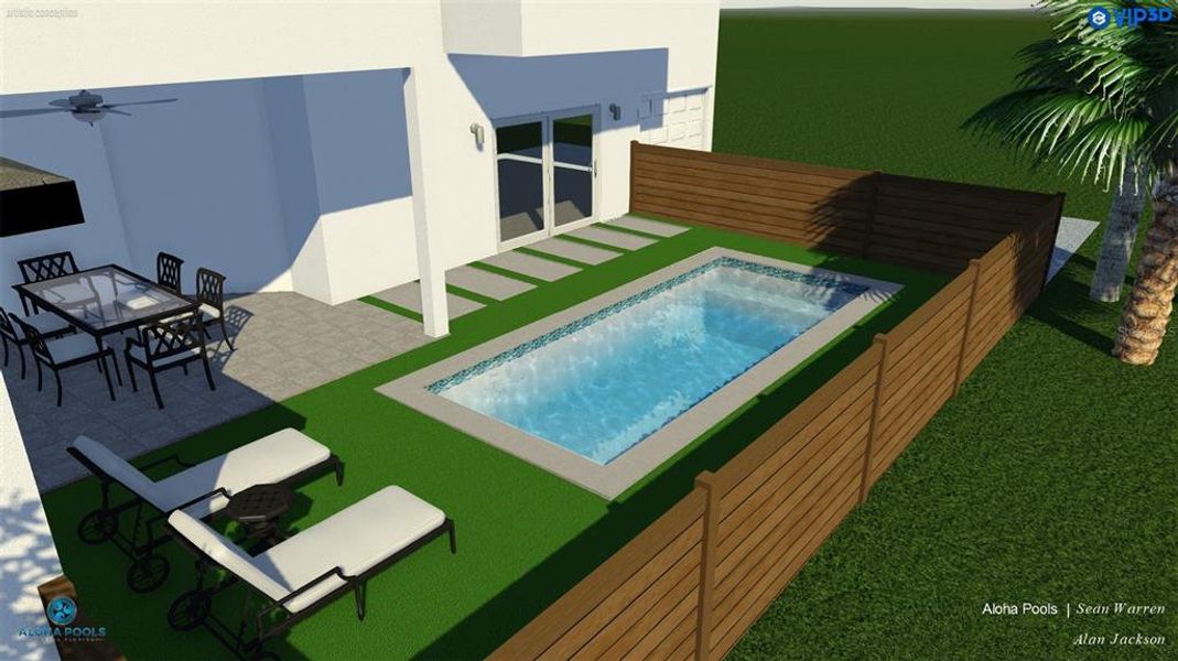 Proposed Pool Design for Illustration Only