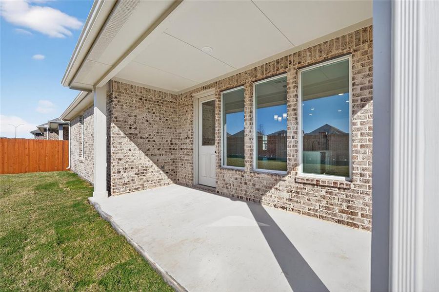 Exterior details and patio area of a home in Northstar, Haslet (Image 23). Exterior details and patio area of a home in Northstar, Haslet (Image 23).