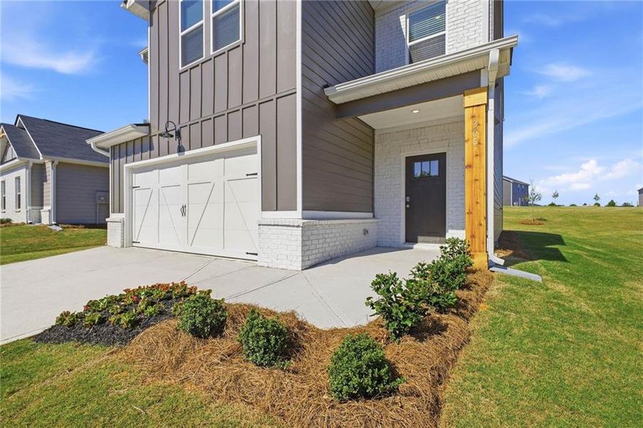 Exterior details and patio area of a home in Preserve at AG Village, Perry (Image 21). Exterior details and patio area of a home in Preserve at AG Village, Perry (Image 21).