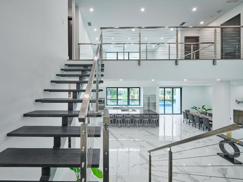 View of Home from Stairs