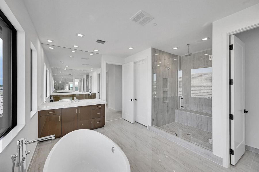 Furnished interior view inside a new home in Apex at Avenir, Palm Beach Gardens (Image 13).