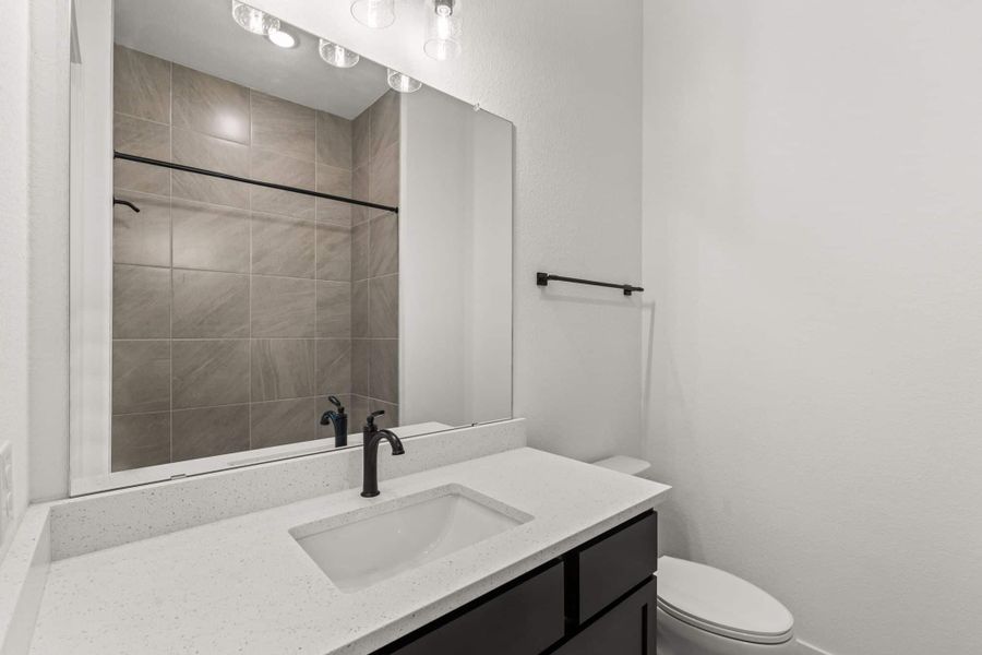 Furnished interior view inside a new home in Brookewater, Rosenberg (Image 6).