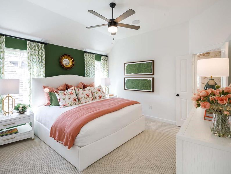 Furnished interior view inside a new home in Woodforest Townhomes, Montgomery (Image 34).