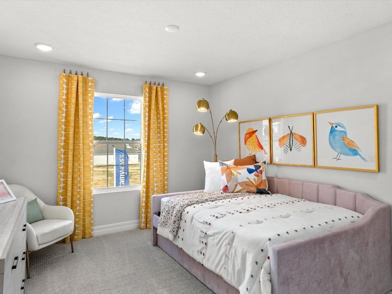 Representative furnished interior of a home built from the Voyageur by Mattamy Homes in Crosswind Ranch, Parrish (Image 17).