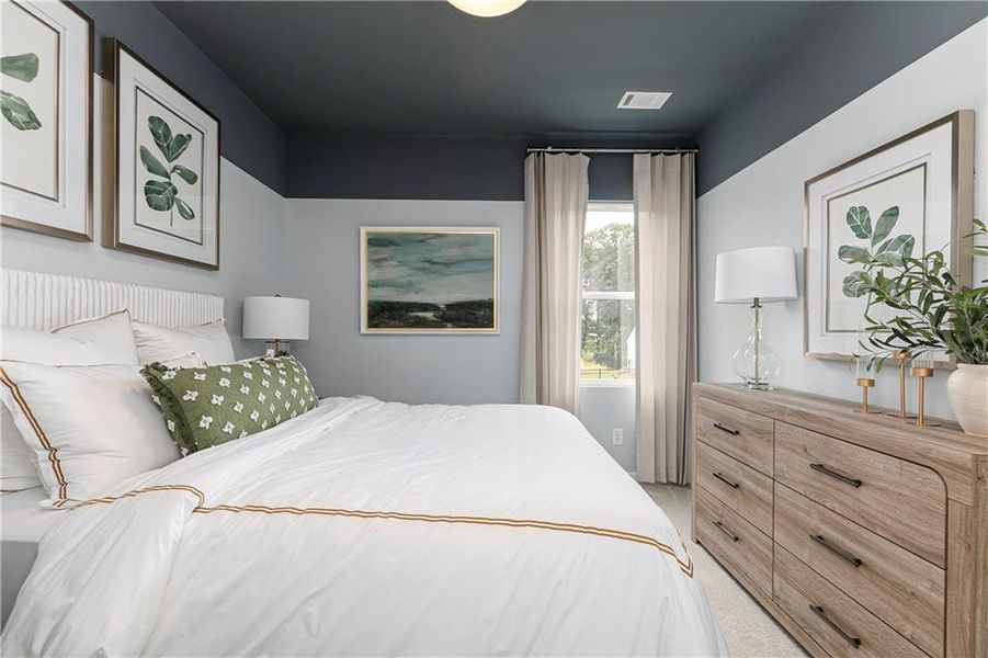 Furnished interior view inside a new home in The Beacon at Old Peachtree Single Family Homes, Lawrenceville (Image 30).