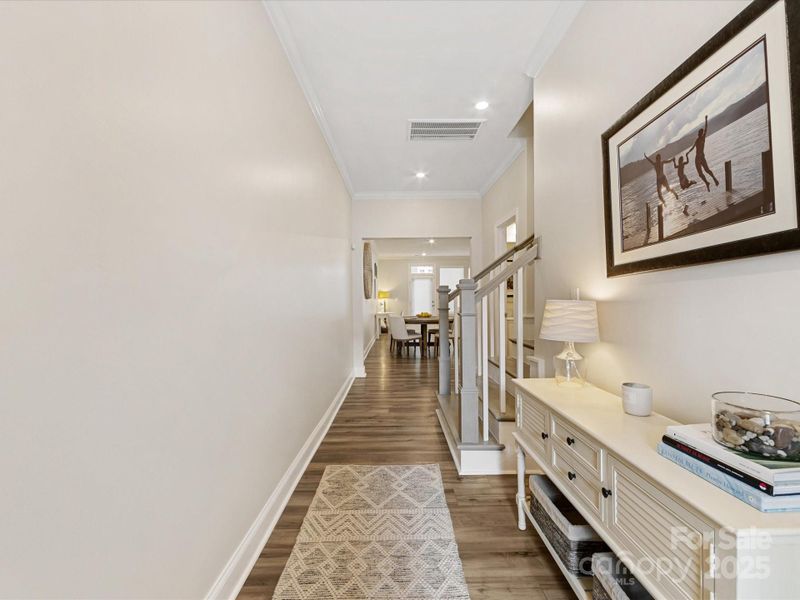 Furnished interior view inside a new home in Towns at Rea Colony, Charlotte (Image 25).