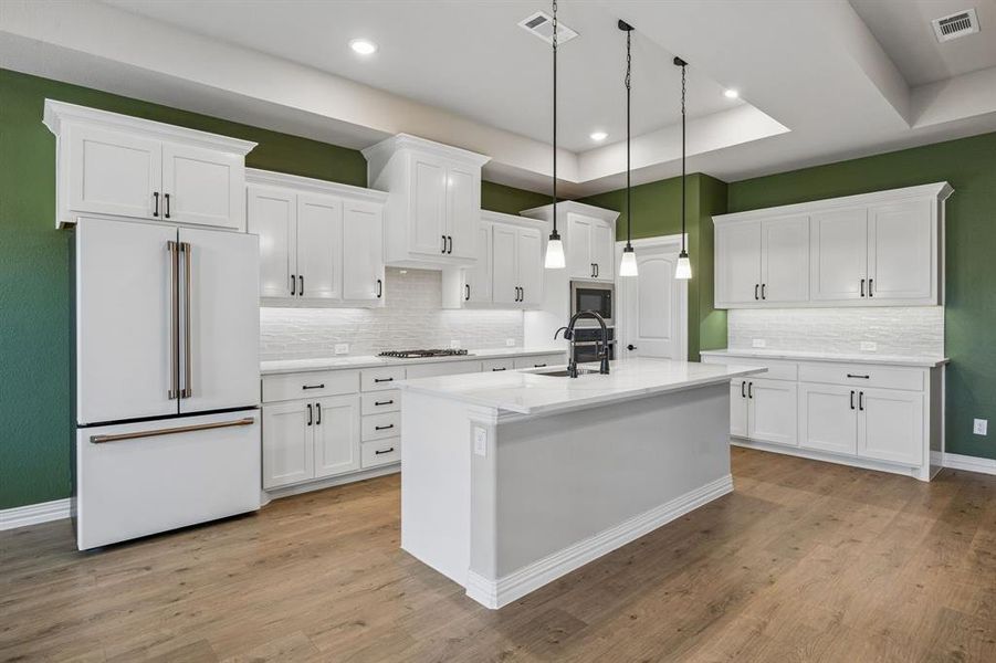 This kitchen will drop your jaw and has a spacious walk in pantry. This kitchen will drop your jaw and has a spacious walk in pantry.