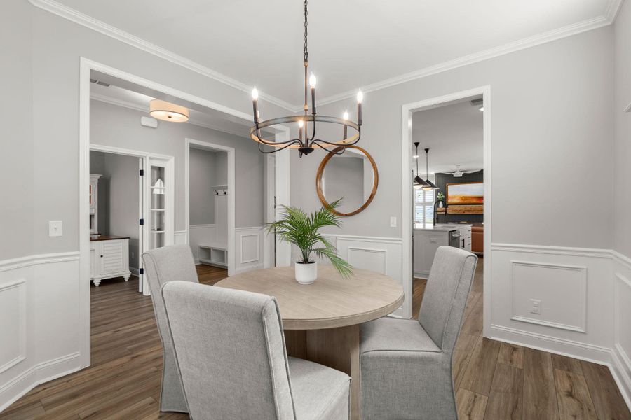 Furnished interior view inside a new home in Nexton, Summerville (Image 3). Furnished interior view inside a new home in Nexton, Summerville (Image 3).