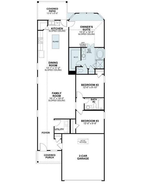 2D floor plan layout of this home in Marvida, Cypress, TX (Image 4). 2D floor plan layout of this home in Marvida, Cypress, TX (Image 4).