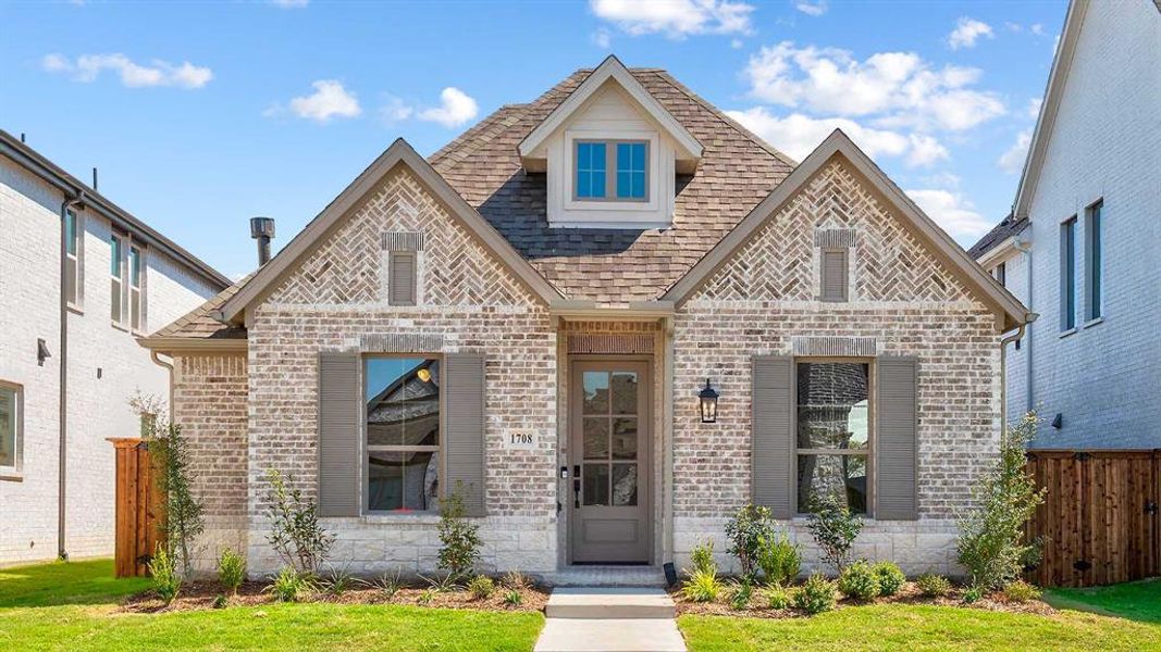 Exterior details and patio area of a home in The Parks At Wilson Creek 40', Celina (Image 2). Exterior details and patio area of a home in The Parks At Wilson Creek 40', Celina (Image 2).