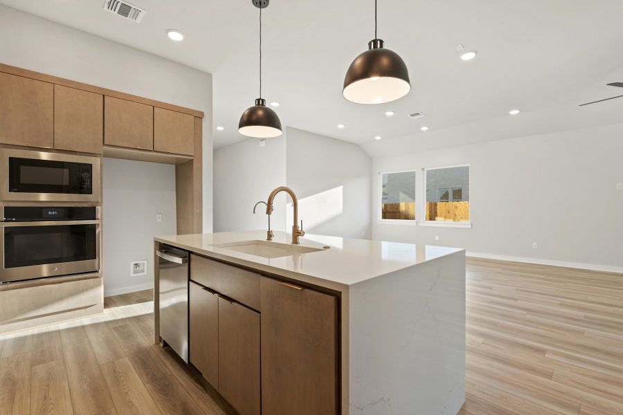 Furnished interior view inside a new home in Lariat, Liberty Hill (Image 10).
