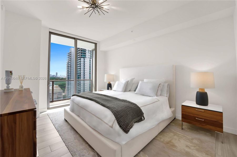 Furnished interior view inside a new home in , Miami (Image 13). Furnished interior view inside a new home in , Miami (Image 13).
