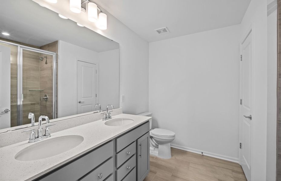 Furnished interior view inside a new home in Parkside Crossing, Charlotte (Image 4).