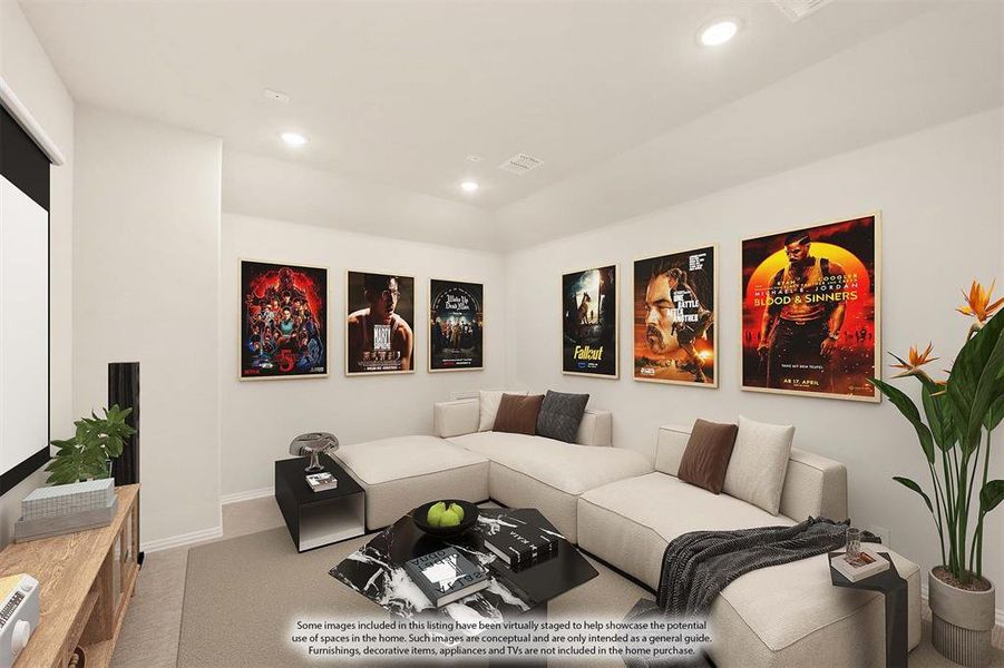 Furnished interior view inside a new home in Silo Mills, Joshua (Image 7).