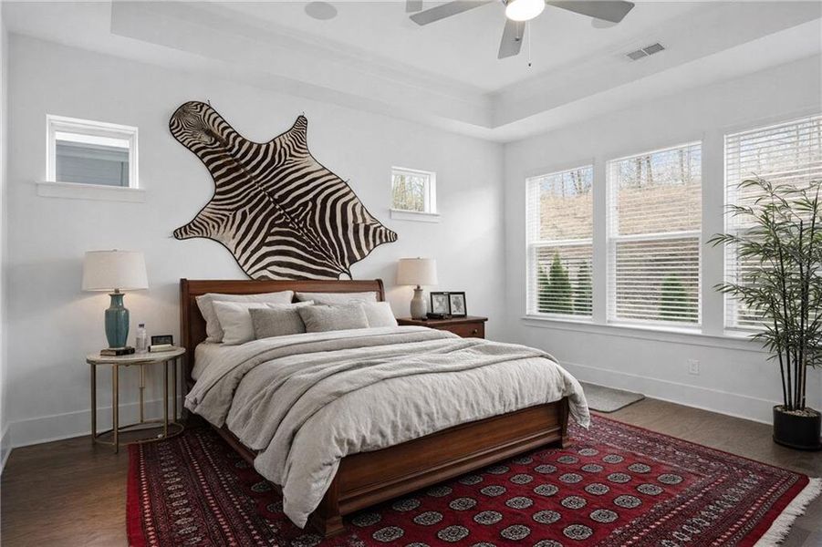 Furnished interior view inside a new home in , Flowery Branch (Image 27).