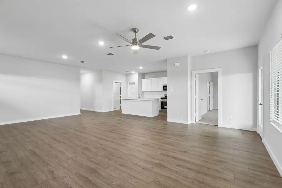 Open Floor Plan in the Oscar home plan by Trophy Signature Homes – REPRESENTATIVE PHOTO Open Floor Plan in the Oscar home plan by Trophy Signature Homes – REPRESENTATIVE PHOTO