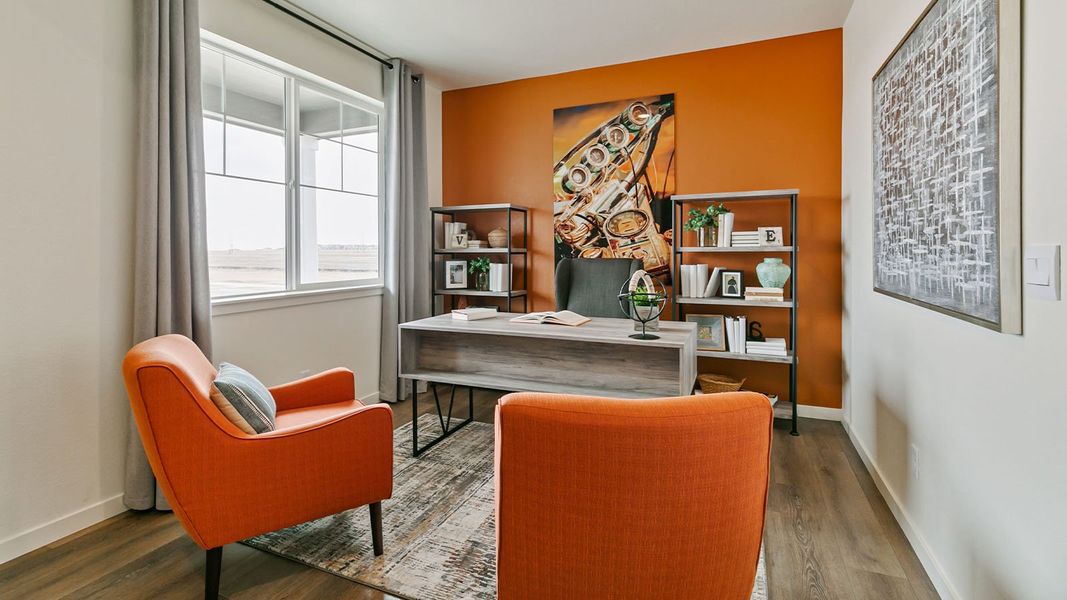 Furnished interior view inside a new home in Vista Meadows, Fort Lupton (Image 6).