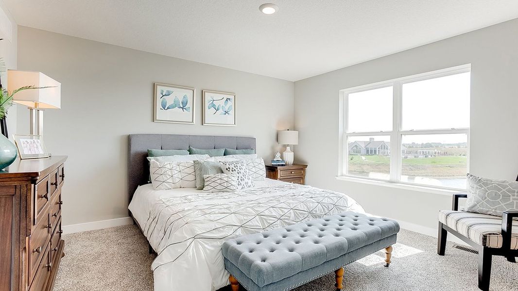 Representative furnished interior of a home built from the The Sienna by D.R. Horton in Thornton Townes, Raleigh (Image 16).