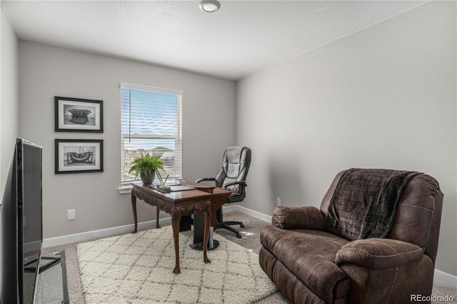 Furnished interior view inside a new home in Second Creek Farm, Commerce City (Image 6).