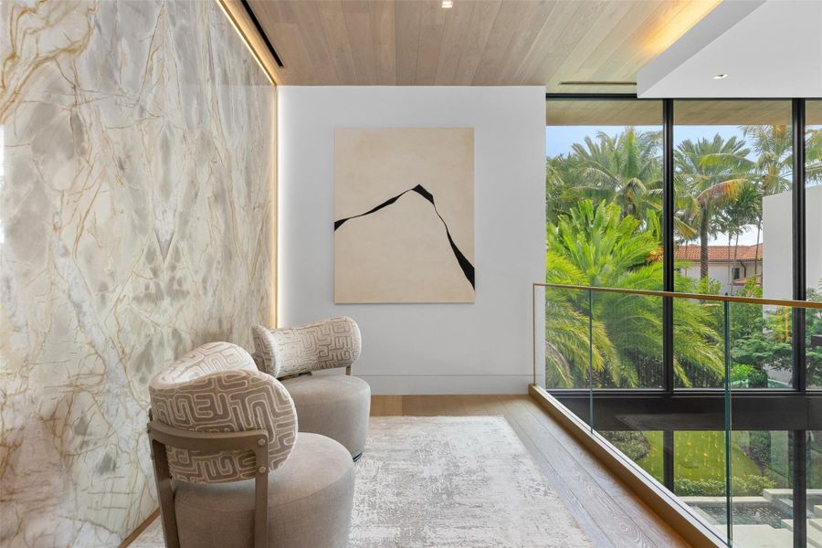 Furnished interior view inside a new home in , Fort Lauderdale (Image 62).