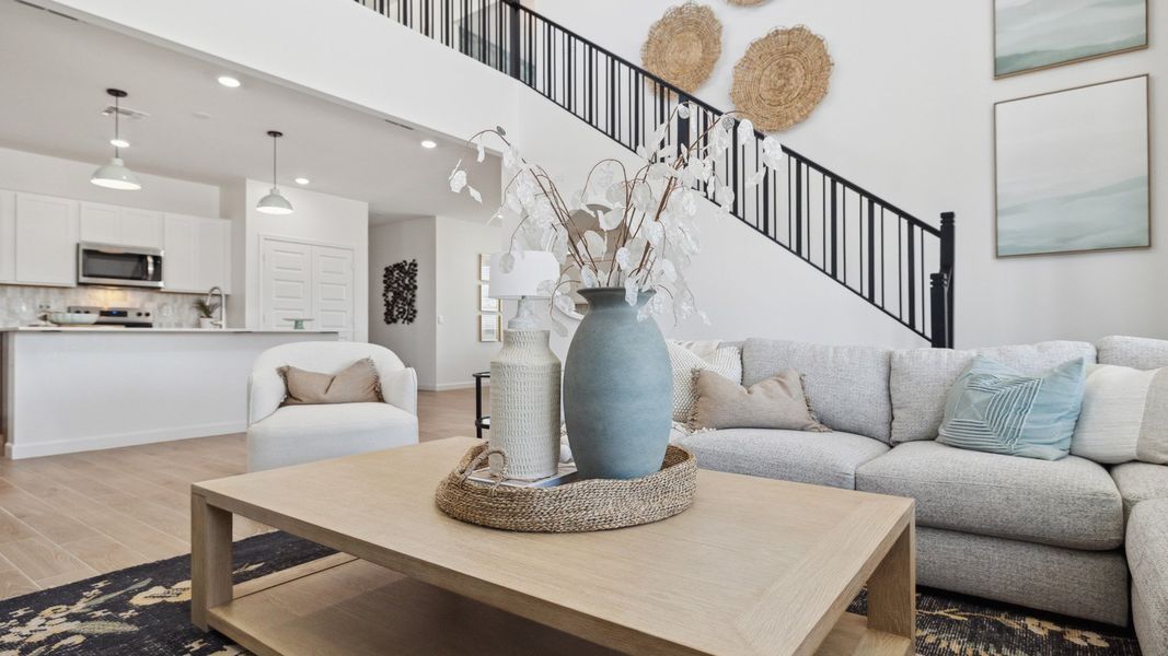 Furnished interior view inside a new home in Apache Farms, Buckeye (Image 17).