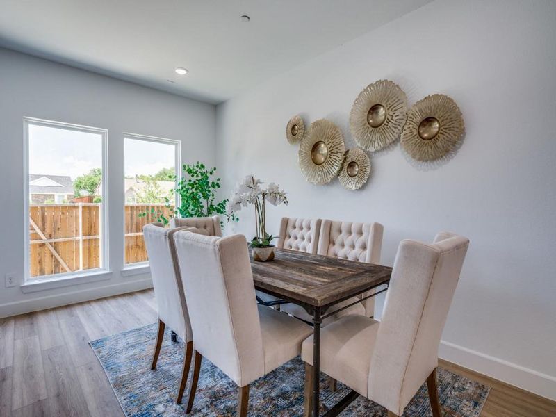 Furnished interior view inside a new home in Brentwood Court, The Colony (Image 26). Furnished interior view inside a new home in Brentwood Court, The Colony (Image 26).